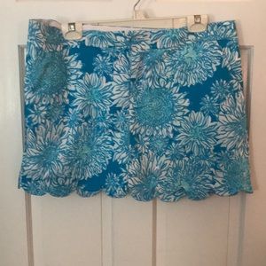 Lilly Pulitzer Colette Scallop Skort Size 12